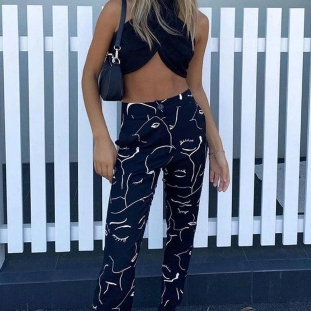 Princess Polly Zavia Pants in Black Size 10 NWOT - Picture 3 of 15